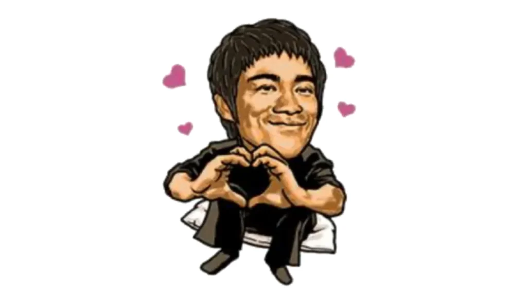 Bruce Lee sticker For WhatsApp